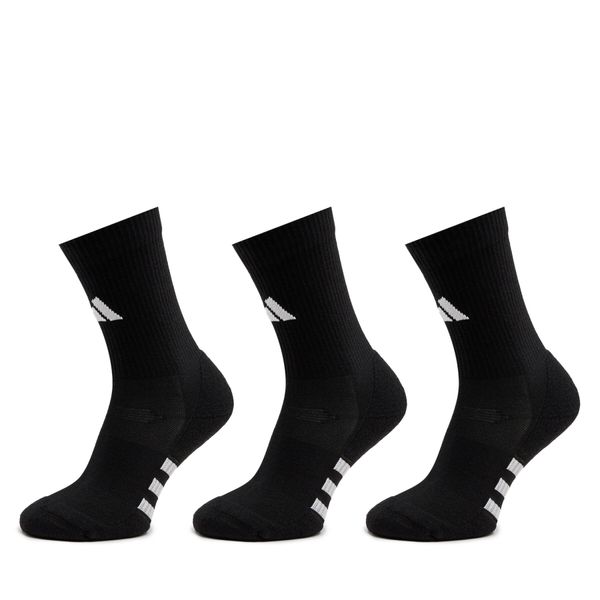 adidas Set od 3 para unisex visokih čarapa adidas Performance Cushioned IC9521 Crna