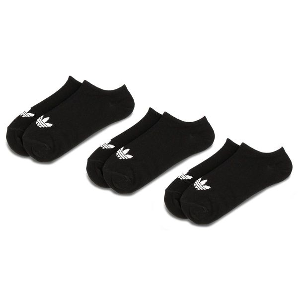 adidas Set od 3 para unisex visokih čarapa adidas Trefoil Liner S20274 Black/Black/White