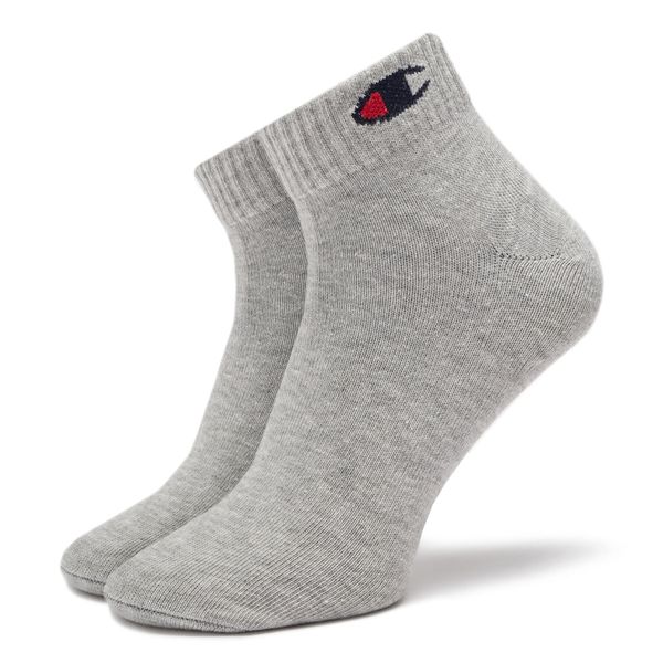 Champion Set od 3 para unisex visokih čarapa Champion U24559-EM010 Oxgm/Oxgm/Oxgm