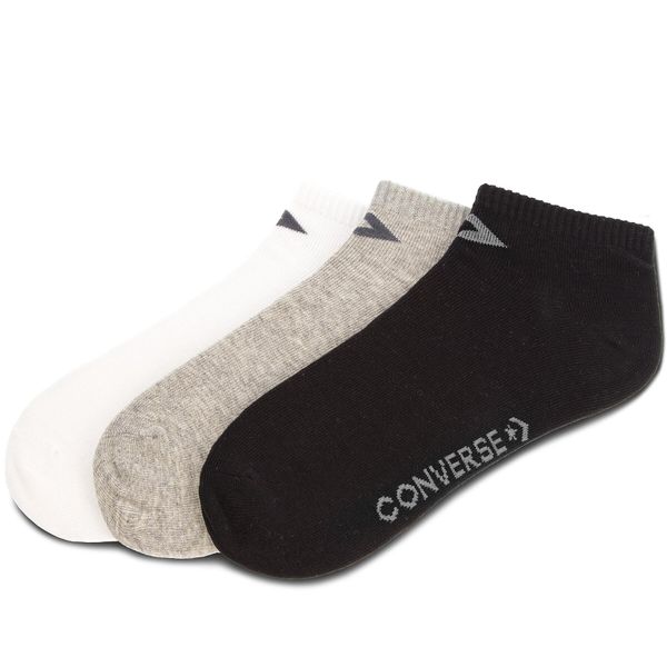 Converse Set od 3 para unisex visokih čarapa Converse E747A-3020 Bijela