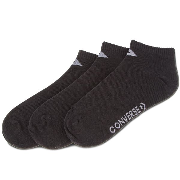 Converse Set od 3 para unisex visokih čarapa Converse E747B-3010 Crna