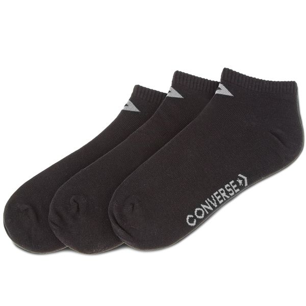 Converse Set od 3 para unisex visokih čarapa Converse E747B-3020 Crna