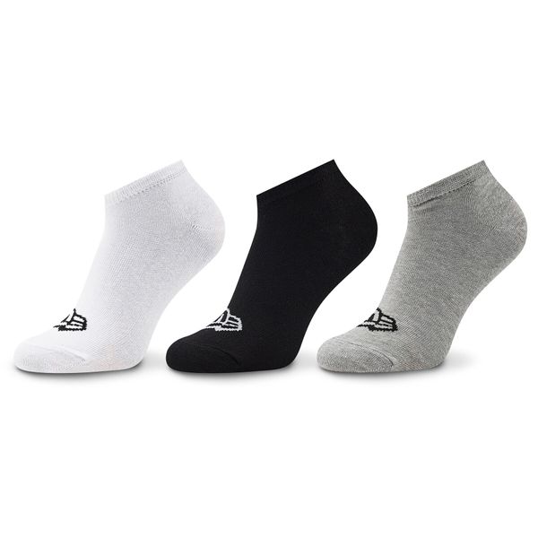 New Era Set od 3 para unisex visokih čarapa New Era Flag Sneaker 13113639 Gra/Whi/Blk