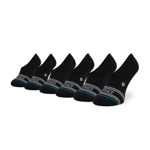 Stance Set od 3 para unisex visokih čarapa niskih čarapa Stance Basic 3 Pack No Show A145D20SRO Black