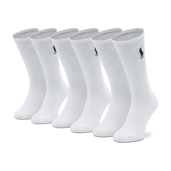 Polo Ralph Lauren Set od 3 para unisex visokih čarapa Polo Ralph Lauren 449858064001 White