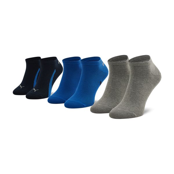 Puma Set od 3 para unisex visokih čarapa Puma 907951 03 Nawy/Grey/Strong Blue