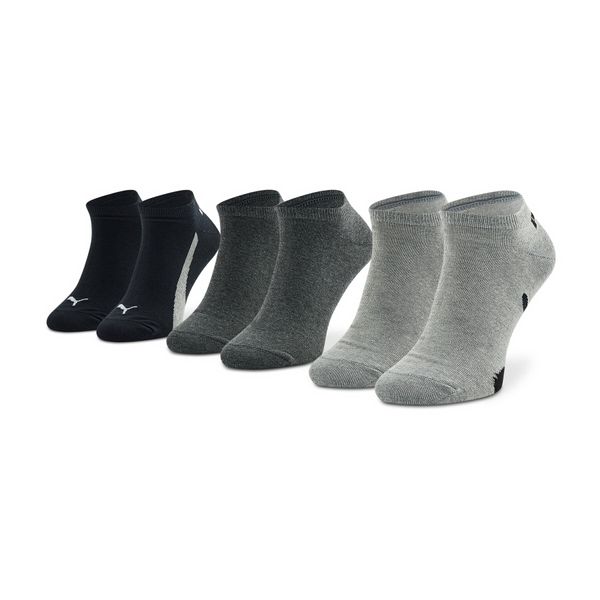 Puma Set od 3 para unisex visokih čarapa Puma Lifestyle 907951 01 Black/White