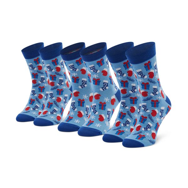 Rainbow Socks Set od 3 para unisex visokih čarapa Rainbow Socks Xmas Socks Balls Mix Gifts Pak 3 Šarena