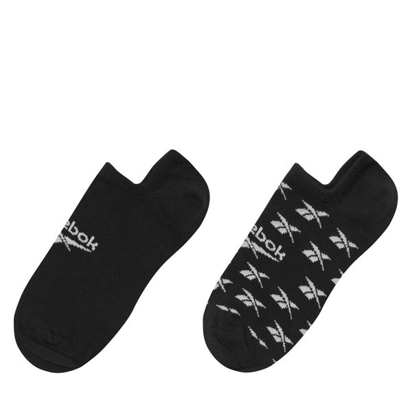 Reebok Set od 3 para unisex visokih čarapa Reebok CL FO Invisible Sock GG6679 Crna