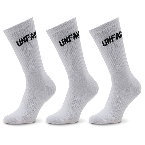 Unfair Athletics Set od 3 para unisex visokih čarapa Unfair Athletics Curved UNFR22-165 White