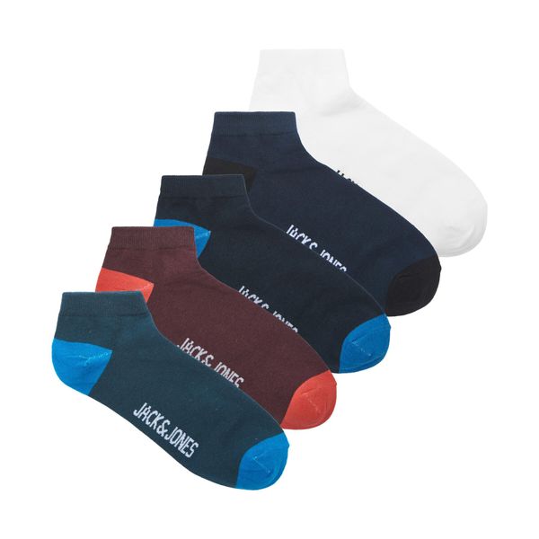 Jack&Jones Set od 5 pari muških niskih čarapa Jack&Jones 12238185 Black 4251642