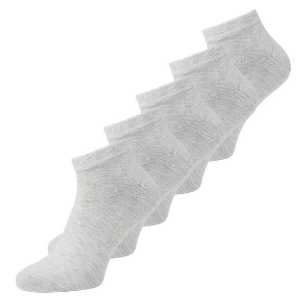 Jack&Jones Set od 5 pari muških niskih čarapa Jack&Jones Dongo 12120278 Light Gray