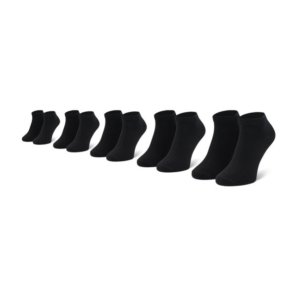 Jack&Jones Set od 5 pari muških niskih čarapa Jack&Jones Jacdongo 12120278 Black
