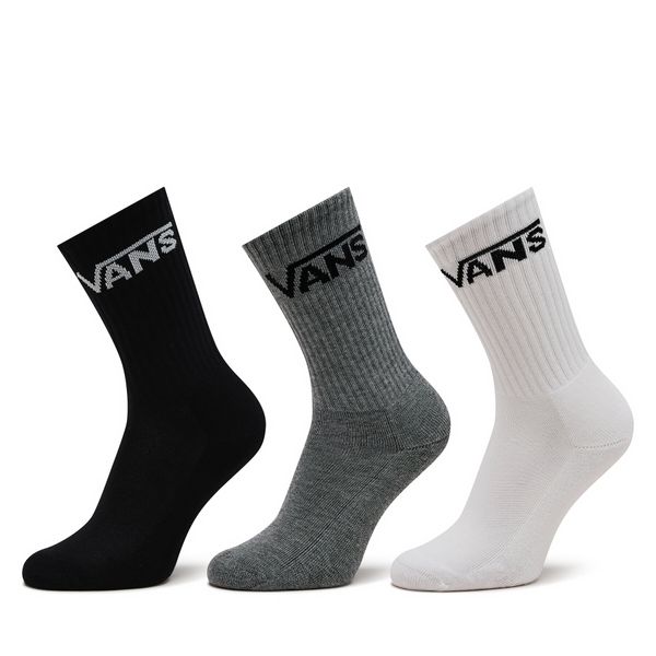 Vans Set od 5 pari ženskih visokih čarapa Vans Classic Crew Boys VN000XNQIZH Black Assort
