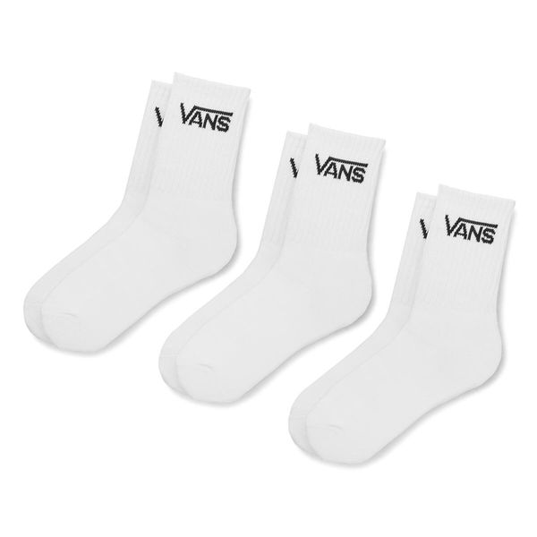 Vans Set od 5 pari ženskih visokih čarapa Vans Classic Crew VN000XNQWHT White