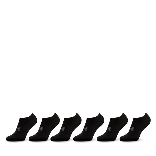 Under Armour Set od 6 para unisex stopalica Under Armour Ua Essential No Show 6Pk 1382611-001 Black/Black/Castlerock