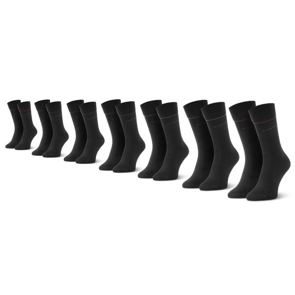 Tom Tailor Set od 7 pari unisex visokih čarapa Tom Tailor 9997 Black 610