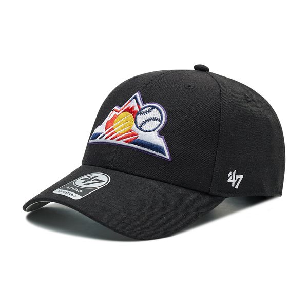 47 Brand Šilterica 47 Brand MLB Colorado Rockies B-MVP27WBV-BKI Crna