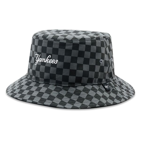 47 Brand Šilterica 47 Brand MLB New York Yankees Check Up Script 47 BUCKET B-CHKBK17GWF-CC Charcoal