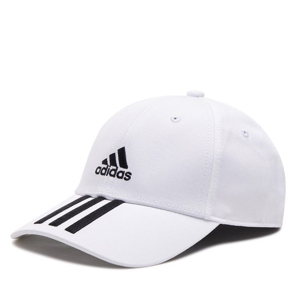 adidas Šilterica adidas Baseball 3-Stripes Twill Cap FQ5411 White/Black/Black