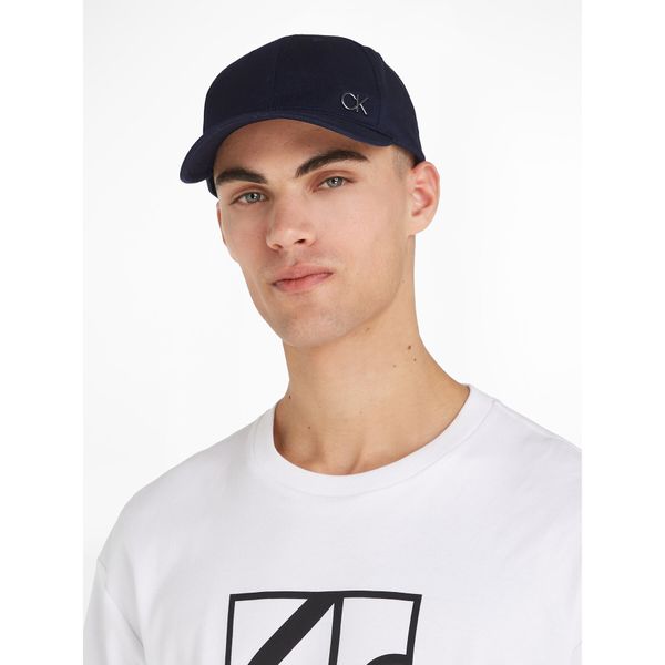 Calvin Klein Šilterica Calvin Klein Ck Bombed Metal Bb Cap K50K510968 Ck Navy BA7