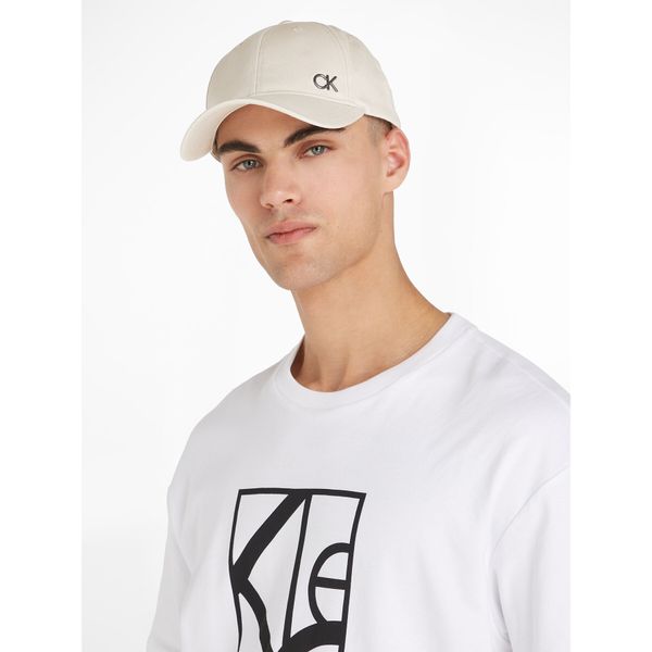 Calvin Klein Šilterica Calvin Klein Ck Bombed Metal Bb Cap K50K510968 Stony Beige ACE