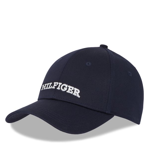 Tommy Hilfiger Šilterica Tommy Hilfiger Hilfiger Prep Cap AW0AW16040 Space Blue DW6