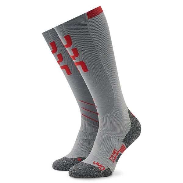 UYN Skijaške čarape UYN S100035 Light Grey/Red G226