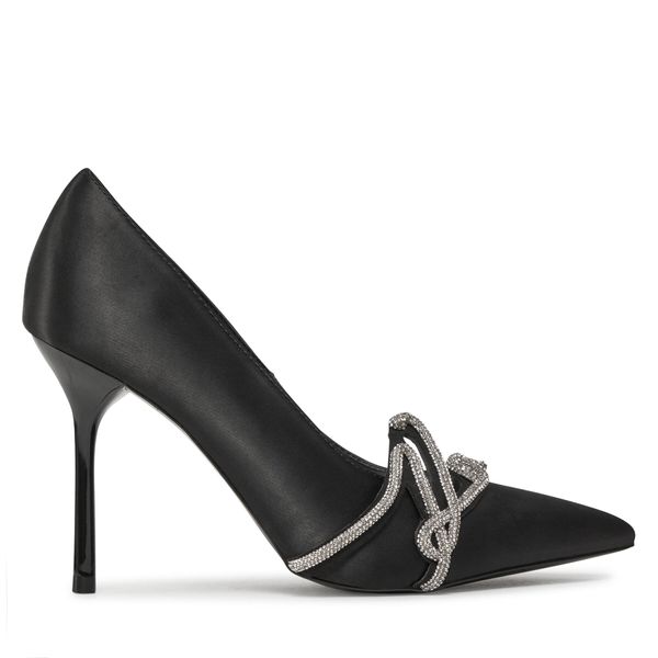 KARL LAGERFELD Štikle KARL LAGERFELD KL30919F Black Satin Textile