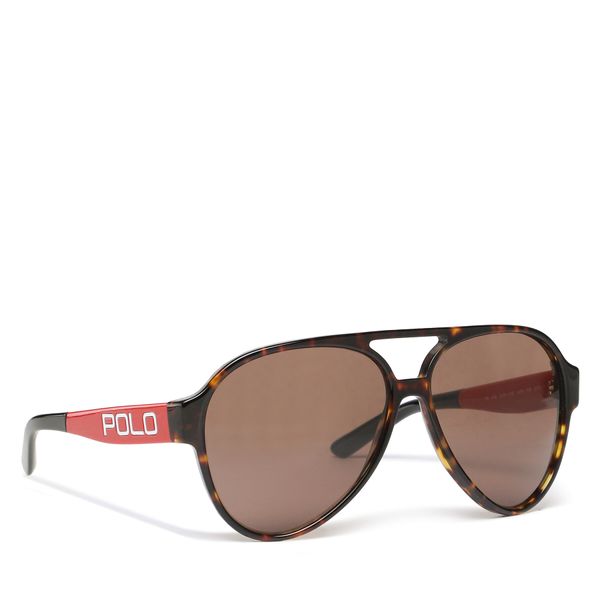 Polo Ralph Lauren Sunčane naočale Polo Ralph Lauren 0PH4130 Dark Havana/Dark Brown