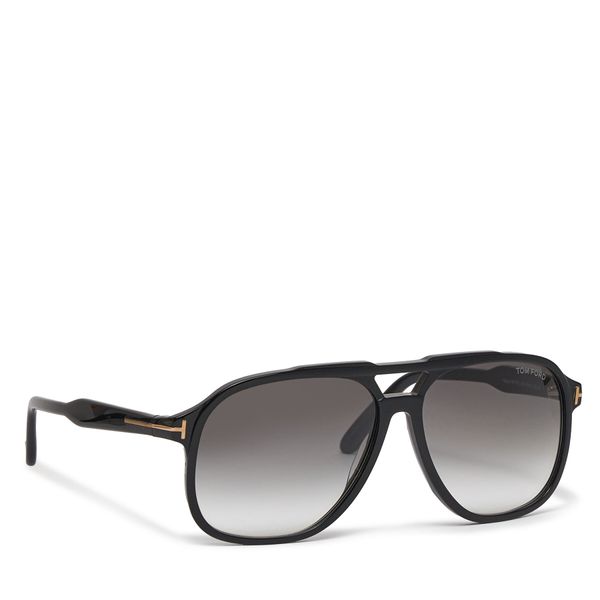 Tom Ford Sunčane naočale Tom Ford FT0753 Shiny Black /Gradient Smoke 01B