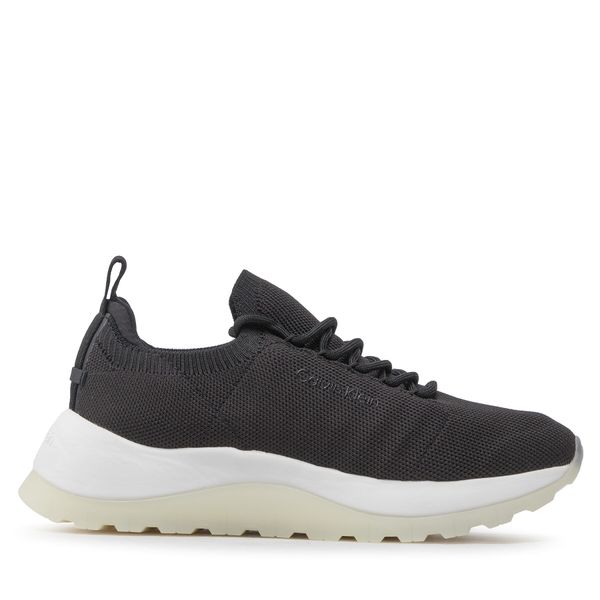 Calvin Klein Tenisice Calvin Klein 2 Piece Sole Lace Up Knit HW0HW01337 Ck Black BAX