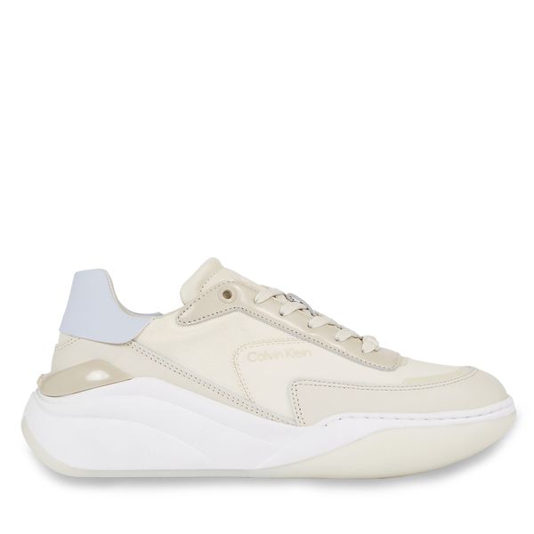 Calvin Klein Tenisice Calvin Klein Cloud Wedge Lace Up HW0HW01647 Dk Ecru / Halogen Blue 0IO