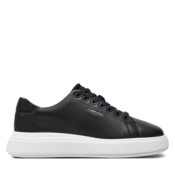 Calvin Klein Tenisice Calvin Klein Cupsole Lace Up Calvin Mtl Lth HW0HW02034 Black BEH