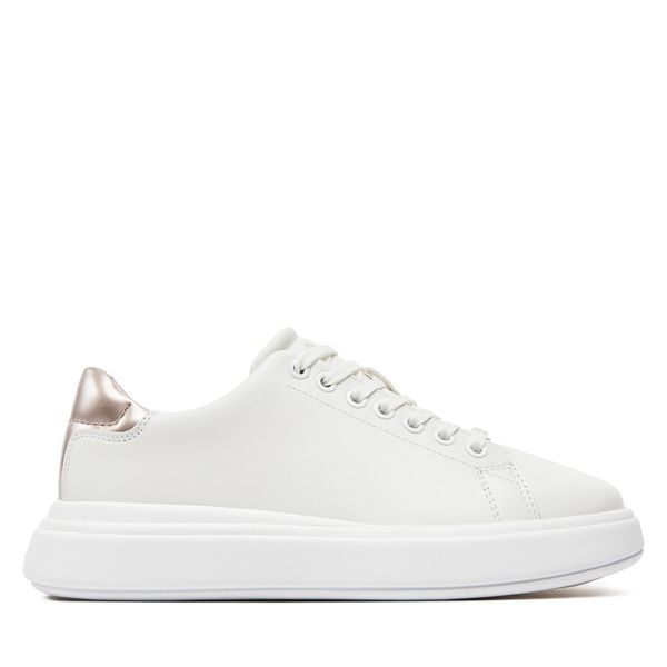Calvin Klein Tenisice Calvin Klein Cupsole Lace Up Leather HW0HW01987 White/Crystal Gray 02Z
