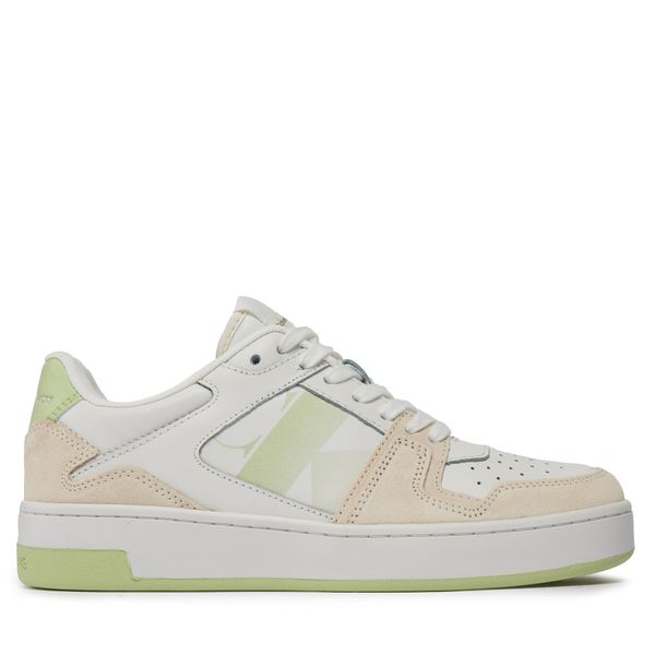 Calvin Klein Jeans Tenisice Calvin Klein Jeans Basket Cupsole Lace Mix Nbs Sat YW0YW01446 Bright White/Exotic Mint 02U