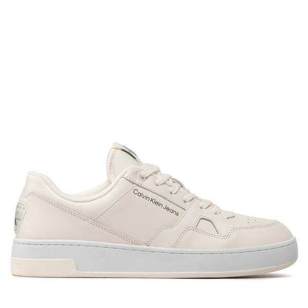 Calvin Klein Jeans Tenisice Calvin Klein Jeans Basket Cupsole Lacup Low YM0YM00497 Off White 01V
