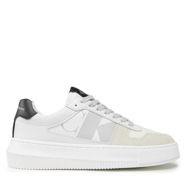 Calvin Klein Jeans Tenisice Calvin Klein Jeans Basket Cupsole Low Lth Mono YW0YW00876 Bijela