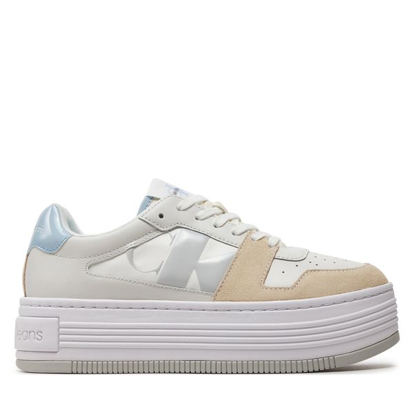 Calvin Klein Jeans Tenisice Calvin Klein Jeans Bold Platf Low Lace Mix Nbs Dc YW0YW01432 Bijela