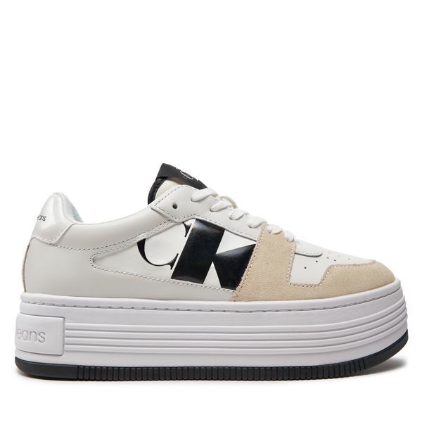 Calvin Klein Jeans Tenisice Calvin Klein Jeans Bold Platf Low Lace Mix Nbs Dc YW0YW01432 Bright White/Creamy White/Black 0K8
