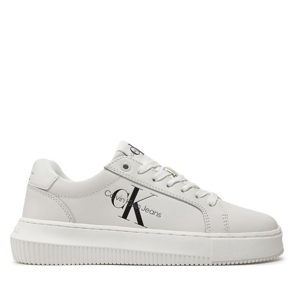 Calvin Klein Jeans Tenisice Calvin Klein Jeans Chunky Cupsole Laceup Mon Lth Wn YW0YW00823 White YBR