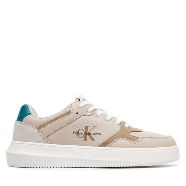 Calvin Klein Jeans Tenisice Calvin Klein Jeans Chunky Cupsole Mix Ml Btw YM0YM00907 Eggshell/Travertine/Fanfare 02Y