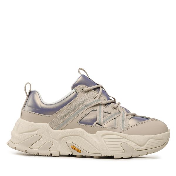 Calvin Klein Jeans Tenisice Calvin Klein Jeans Chunky Run Vibram Lace Refl Wn YW0YW01062 Eggshell/Peach Blush ACF