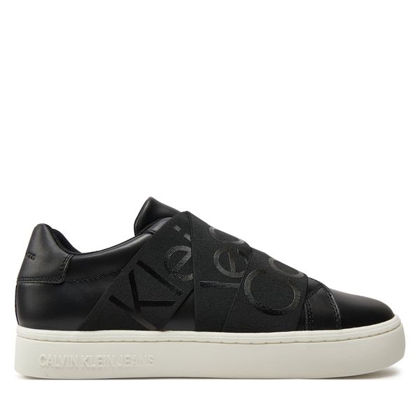 Calvin Klein Jeans Tenisice Calvin Klein Jeans Classic Cupsole Elas Web YW0YW01391 Crna