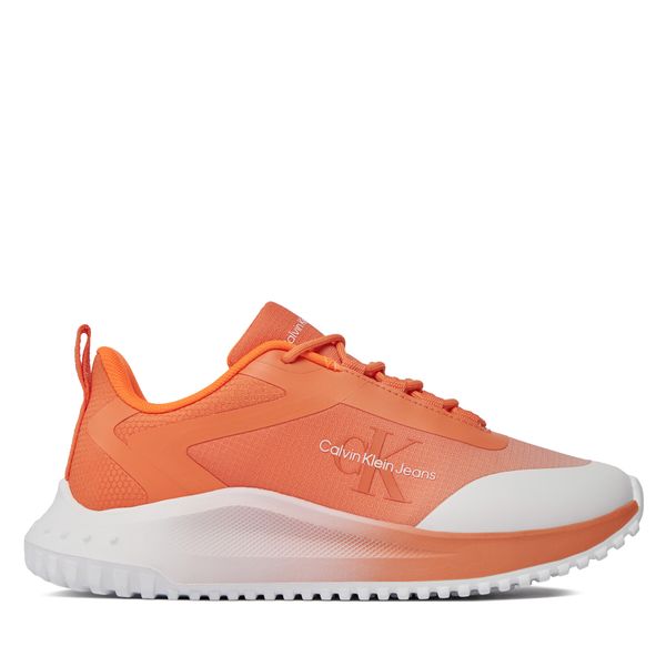 Calvin Klein Jeans Tenisice Calvin Klein Jeans Eva Runner Low Lace Mix Sat Wn YW0YW01456 Coral Rose/Bright White 0JJ