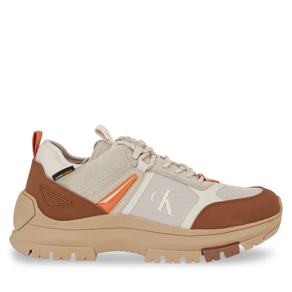 Calvin Klein Jeans Tenisice Calvin Klein Jeans Hiking Lace Up Low Cor YM0YM00801 Plaza Taupe/Eggshell/Brown Sugar 0HI