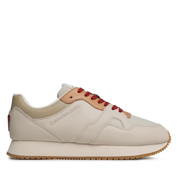 Calvin Klein Jeans Tenisice Calvin Klein Jeans Retro Runner Fluo Contrast YM0YM00619 Bež