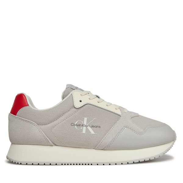 Calvin Klein Jeans Tenisice Calvin Klein Jeans Retro Runner Low Mix Ml Btw YM0YM00908 Creamy White/ Oyster Mushroom/Fiery 0GC