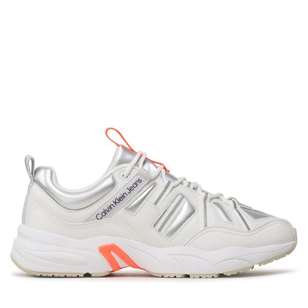 Calvin Klein Jeans Tenisice Calvin Klein Jeans Retro Tennis Laceup YM0YM00699 Bijela