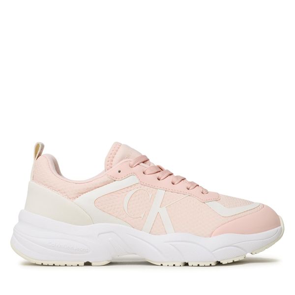 Calvin Klein Jeans Tenisice Calvin Klein Jeans Retro Tennis Over Mesh Wn YW0YW00946 Peach Blush/Creamy White 0JV